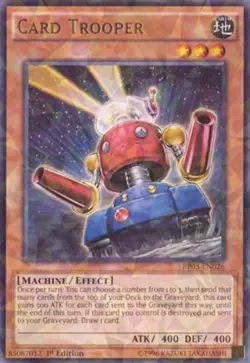 Card Trooper - BP03-EN026 - Shatterfoil - 1st Edition Lightly Played Battle Pack - Image 1
