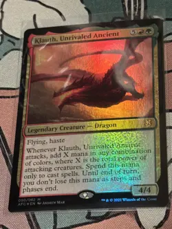 MTG 1x Foil Klauth, Unrivaled Ancient - Image 1