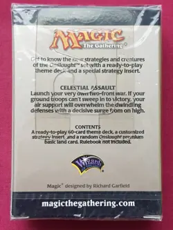 Magic The Gathering ONSLAUGHT CELESTIAL ASSAULT New Sealed Theme Deck MTG - Image 2