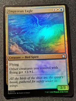 Empyrean Eagle - Foil - FDN - MTG - EN - NM - 0239 - Image 1