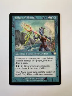 Bident of Thassa - RETRO FRAME - MTG The Brothers' War: Commander - NM - Image 1