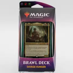 Savage Hunger MTG Brawl Deck Throne of Eldraine Sealed Precon (Korvold Sac) - Image 1