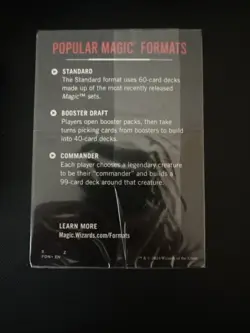 Sealed Magic MTG Final Fantasy X Counter Blitz Tidus Commander DECK - Image 3