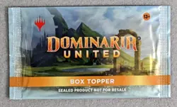 3x Dominaria United Box Topper Sealed MtG Magic: The Gathering - Image 1