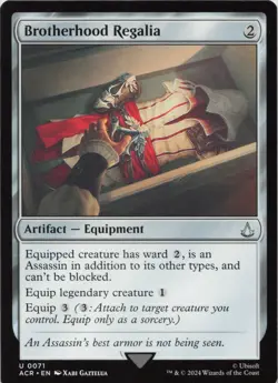 Brotherhood Regalia U Universes Beyond: Assassin's Creed 71 - LP MTG - Image 1