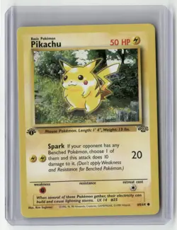 1999 Pokemon Classic - Jungle Vintage 1st Edition Pikachu #60/64 - Image 1