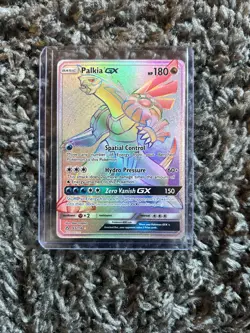 PALKIA GX 165/156 Pokemon TCG - Ultra Prism Rainbow (Secret) Rare - New Card - Image 1