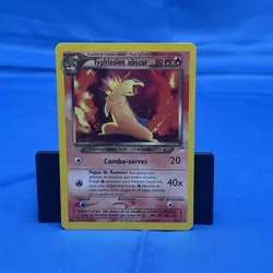 Typhlosion Obscur Holo 10/105 Neo Destiny French Dark Pokemon Card 2000 Rare - Image 1