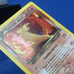 Typhlosion Obscur Holo 10/105 Neo Destiny French Dark Pokemon Card 2000 Rare - Image 2