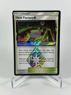 2018 Pokemon Heat Factory 178/214 Holo Rare Prism Star Lost Thunder - Image 1
