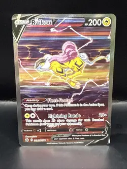 Pokemon TCG Crown Zenith Galarian Gallery Ultra Rare Raikou v GG41/GG70 B - Image 1