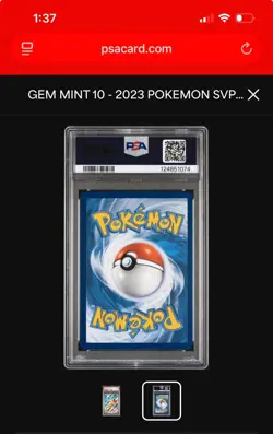 2023 Pokemon SVP EN-SV Black Star Promo Pikachu #027 Paldea Evolved Etb PSA 10 - Image 3