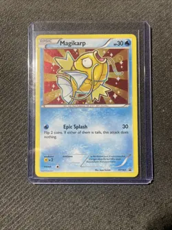 2016 Magikarp XY143 Black Star Promo Holo Shiny Pokemon Card - Image 1