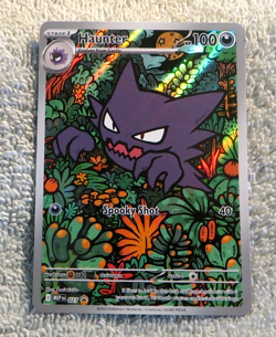 Haunter 027 Illustration Rare Black Star Promo - Pokemon Phantasmal Flames - Image 3