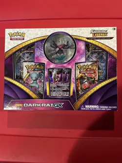 Pokemon Shining Legends Shiny Darkrai GX Figure Collection. New, Factory Sealed! - Image 1