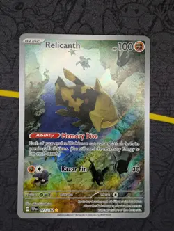 Relicanth 173/162 - Pokemon Temporal Forces Illustration Rare - Image 1