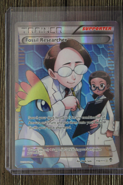 Pokemon TCG Fossil Researcher (110 Full Art) 110/111 XY-Furious Fists Holo - Image 1