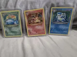 Pokemon 1st Edition Venusaur , Blastoise , and Charizard Rare mint condition - Image 1