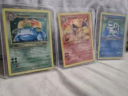 Pokemon 1st Edition Venusaur , Blastoise , and Charizard Rare mint condition - Image 3