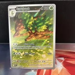 Sawsbuck - 092/086 - Illustration Rare - White Flare - Pokemon. NM - Image 1