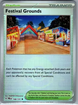 Festival Grounds 108/131 Uncommon - Pokemon TCG - Pokeball Reverse Holo (NM) - Image 1