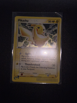 2003 Pokemon Pikachu 012 Black Star Promo Holo WOTC E-Reader - Image 1
