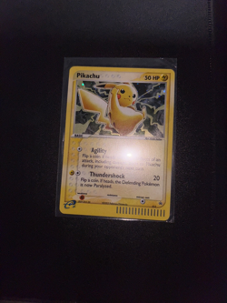 2003 Pokemon Pikachu 012 Black Star Promo Holo WOTC E-Reader - Image 2