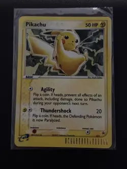 2003 Pokemon Pikachu 012 Black Star Promo Holo WOTC E-Reader - Image 3