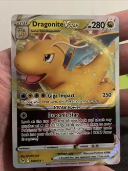 Dragonite VSTAR 050/078 Pokemon GO Holo - Image 1