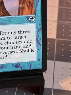 Vintage 1997 MTG Tempest Intuition Card NM - Image 5