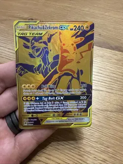 Pokemon Pikachu & Zekrom GX SM248 Sun & Moon Black Star Promo Holo NM - Image 2
