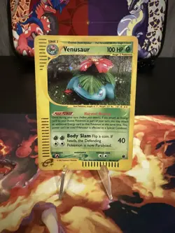 2002 Pokemon TCG Venusaur Holo 30/165 Expedition EReader Holo Rare - Image 1
