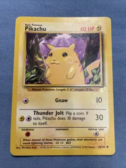 Pokemon TCG - Pikachu - E3 Promo Stamped - 58/102 Yellow Cheeks - Image 1