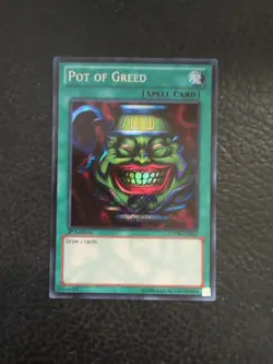 Yu-Gi-Oh TCG Pot of Greed LCYW- EN059 1st Edition Secret Rare Near Mint - Image 1