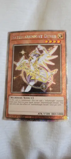 Satellarknight Deneb 1st Edition Platinum Secret Rare RA04-EN227 Yu-Gi-Oh! - Image 1