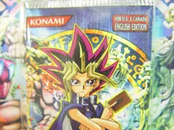 Konami YuGiOh LEGACY OF DARKNESS 1996 Factory Sealed BOOSTER BLISTER PACK - Image 5