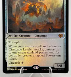 MTG - Cityscape Leveler (Foil) - Brothers War - Magic The Gathering - NM Card - Image 4