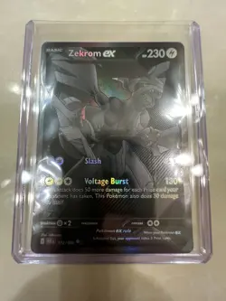 Pokemon Zekrom ex Black Bolt Special Illustration Rare Holo Card 172/086 - Image 1