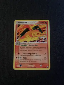 Pokemon Typhlosion 17/115 Unseen Forces LP Non-Holo Card - Image 1