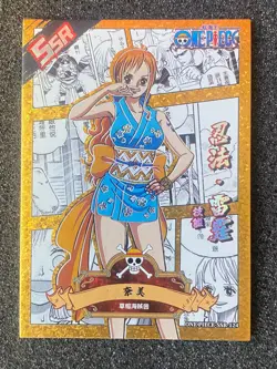 One Piece Anime Collectable Trading Card SSR 124 Nami - Image 1