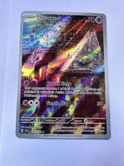 Drowzee 210/198SV01 Scarlet & Violet Base Set Illustration Fire Card - Image 1