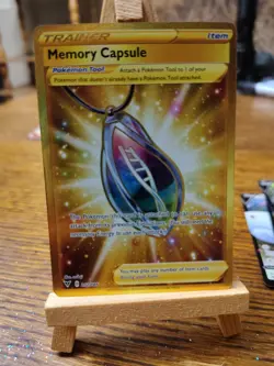 Memory Capsule 202/185 Vivid Voltage Full Art Gold Secret Rare Pokemon Card - Image 1