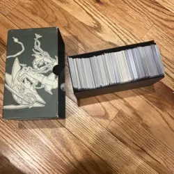 box of pokemon cards (holo rares, energies, commons, and trainer cards) - Image 1