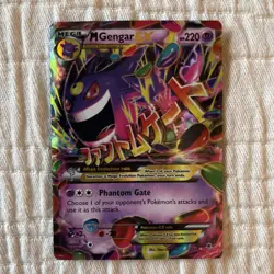 M Gengar EX Holo Card 35/119 XY-Phantom Forces Moderately Played Condition - Image 1