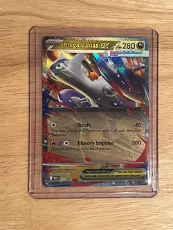 2025 Mega Evolution Mega Latias EX Promo 011 AND JUMBO Pokemon Card - Image 3