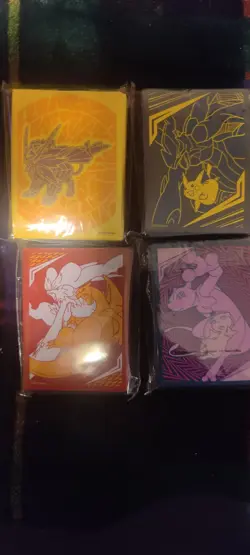 New Pokemon Card Sleeves 4 Packs - Image 1
