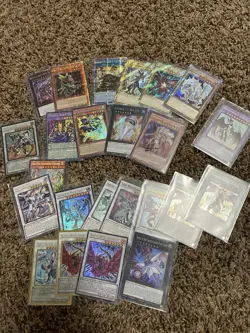 Yugioh Card Lot Dark Magician/Blue-eyes/Red-eyes/Royal Oppression Platinum Rare. - Image 1