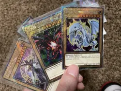 Yugioh Card Lot Dark Magician/Blue-eyes/Red-eyes/Royal Oppression Platinum Rare. - Image 5