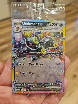 Pokemon TCG Umbreon ex - 060/131 (Prismatic Evolutions Stamp) Promo Card SEALED - Image 1
