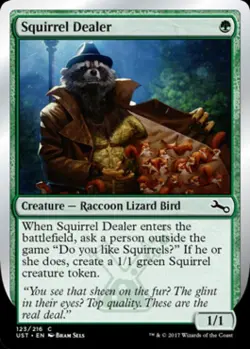 Squirrel Dealer - Near Mint MTG Unstable - Image 1